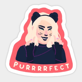 Enid Sinclair Purrrrfect! Sticker